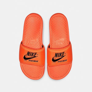 nike benassi neon