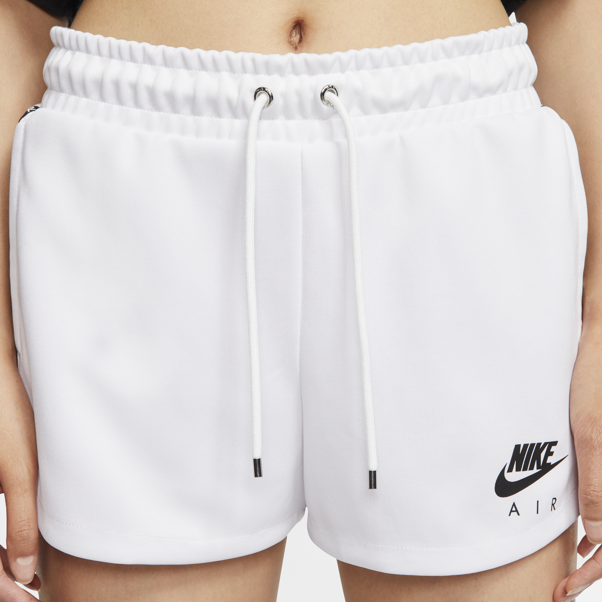 white nike air shorts