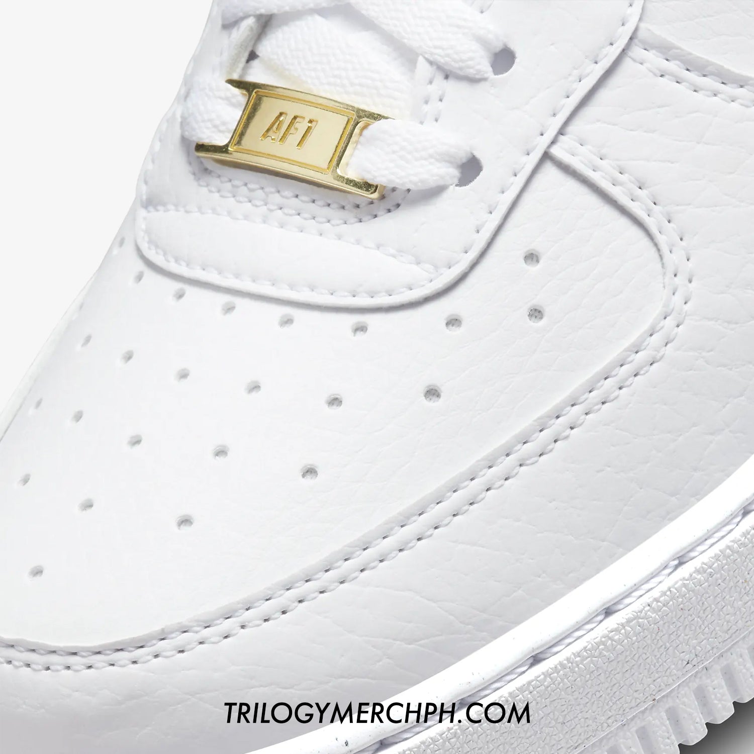 white gold nike air force 1