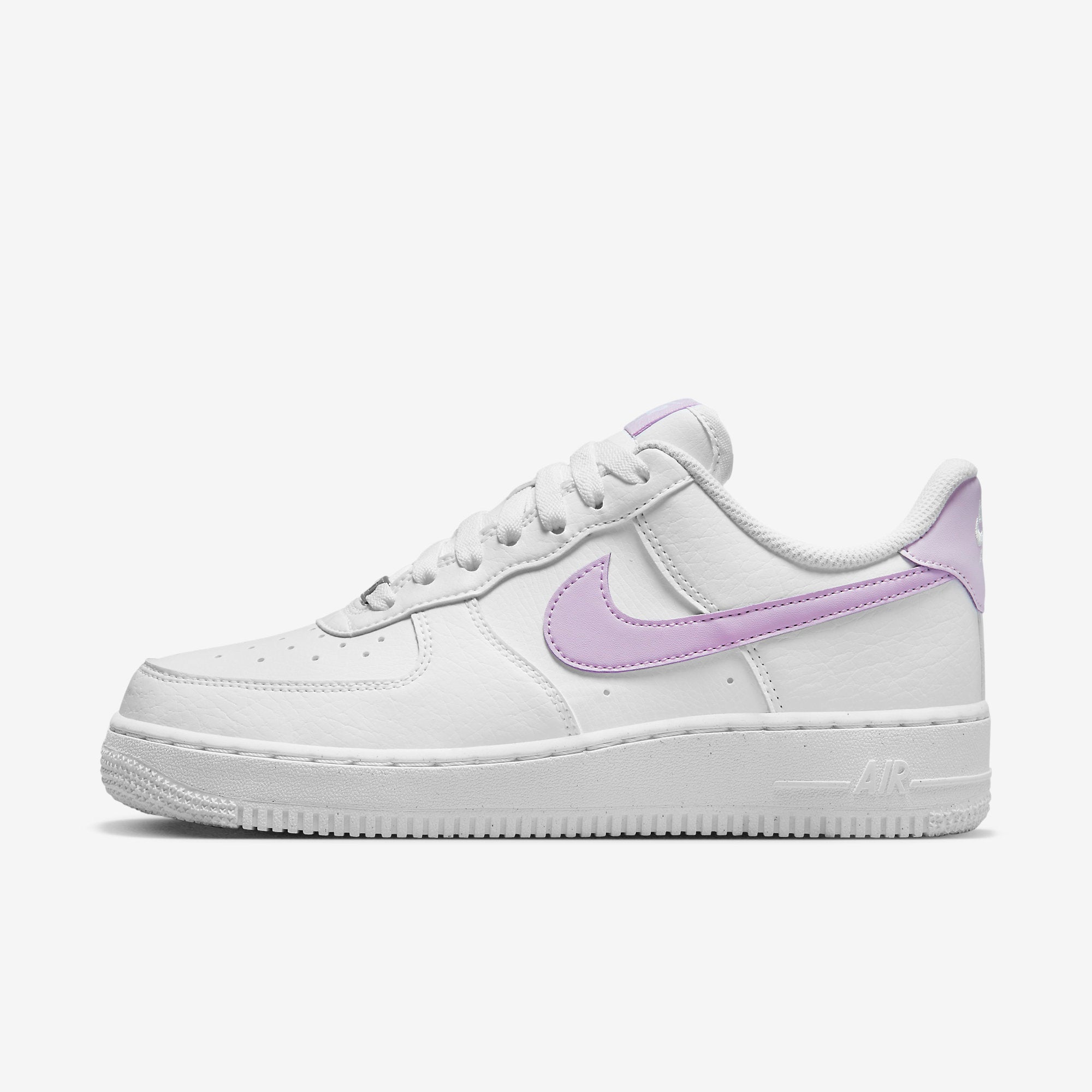 white and lilac air force 1