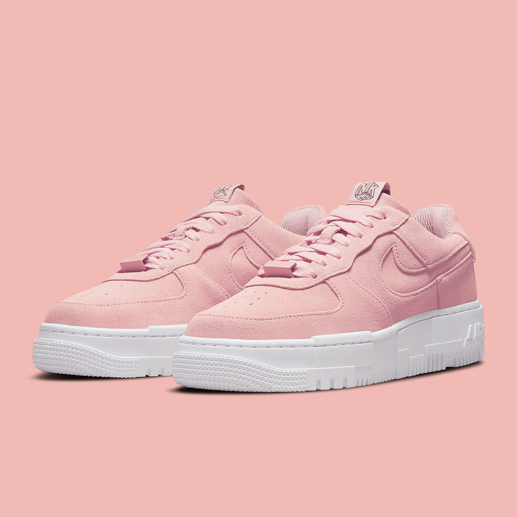 ご注意ください Nike WMNS Air Force 1 Low Pixel Pink Suede 23cm