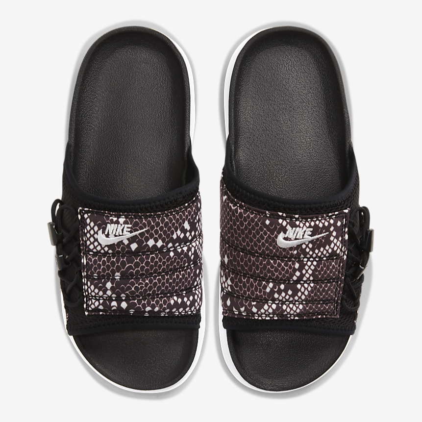 nike snakeskin slides