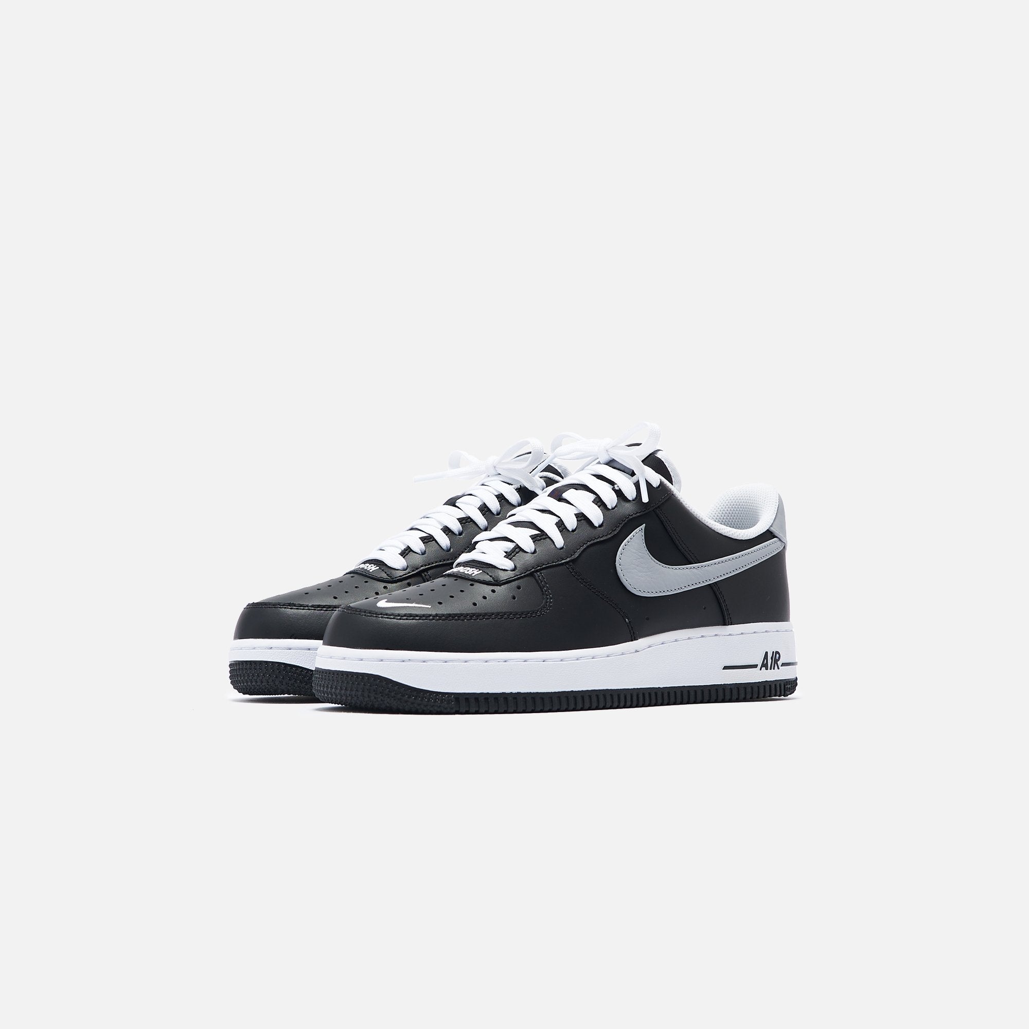 air force 1 lv8 trainers black wolf grey white