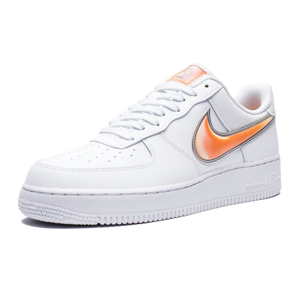 nike air force 1 lv8 white/black/orange peel