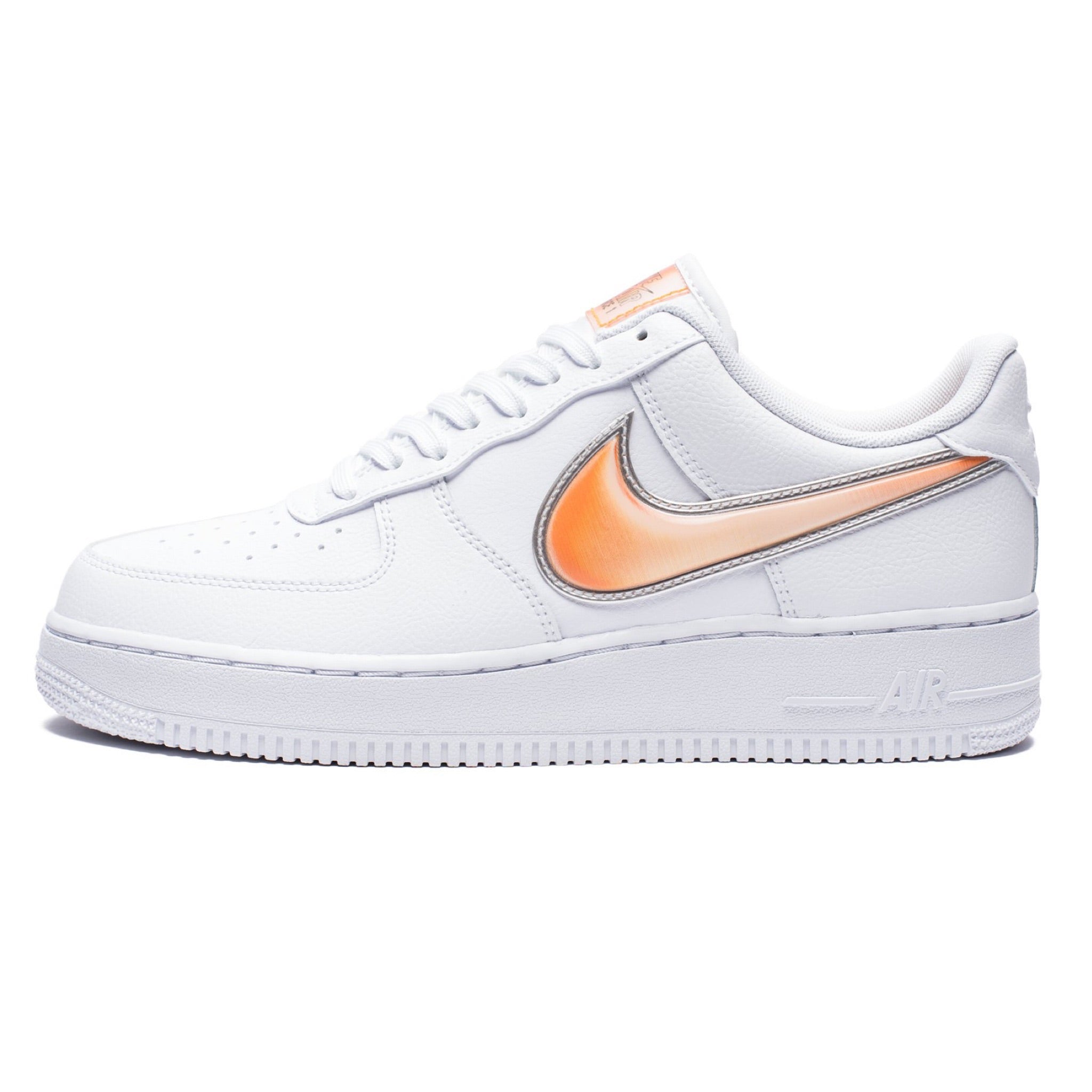 nike air force with orange