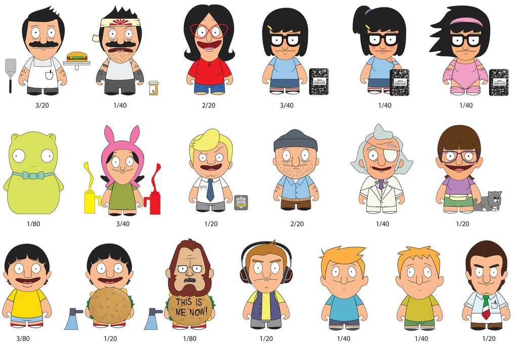 bob's burgers vinyl mini figure