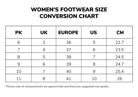 Women Size Chart