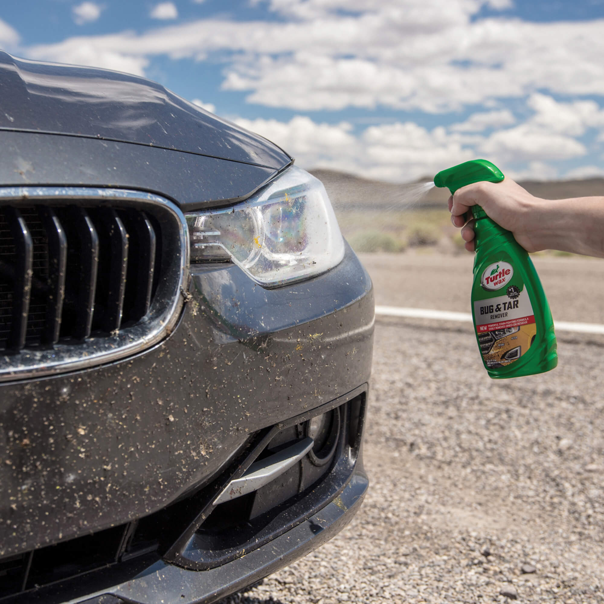 Chemical Guys - Weekend road trip got your front end full of bug splatter?  Clean it up with Bug & Tar Remover!⁣ ⁣ Bug & Tar Wash quickly breaks down  bugs and