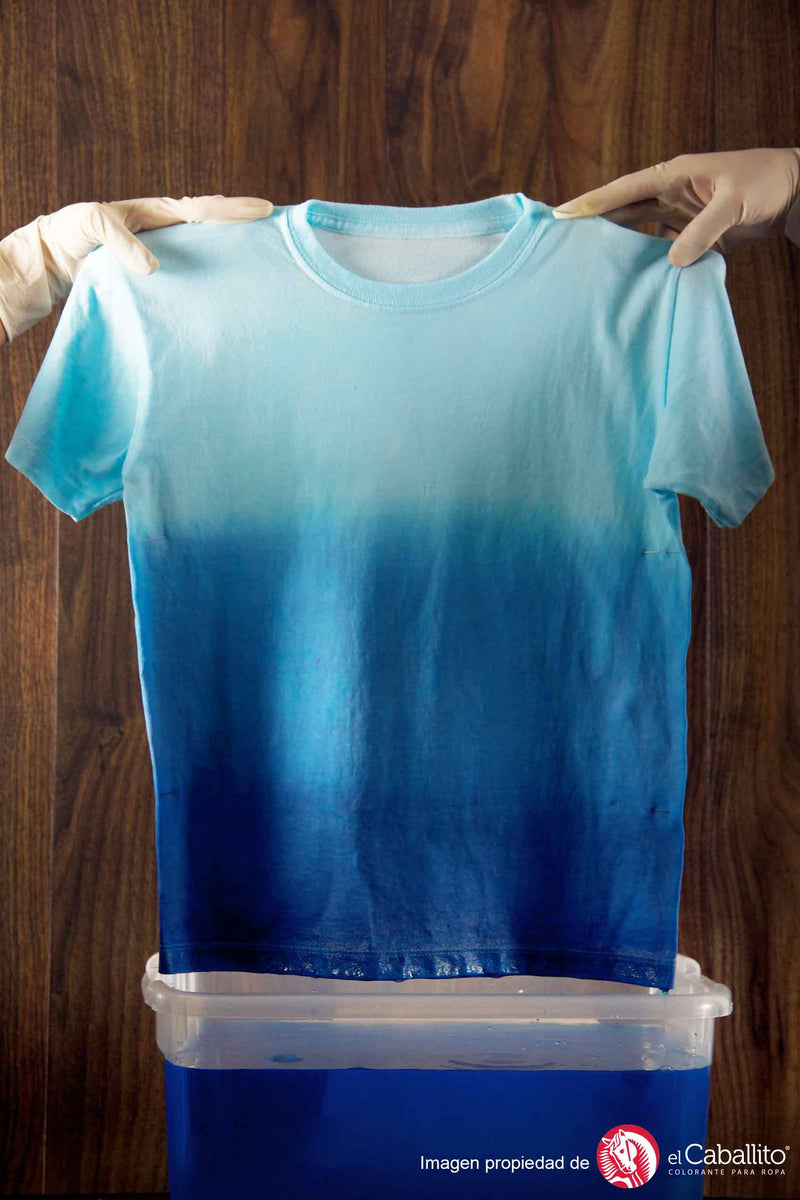 Técnica de Tie Dye Degradado – Colorantes en Polvo el Caballito®