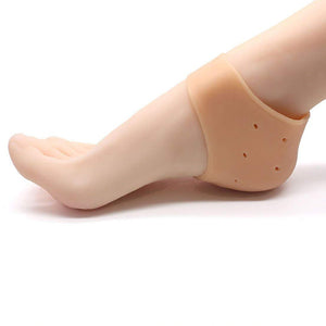 purastep silicone gel heel pad socks