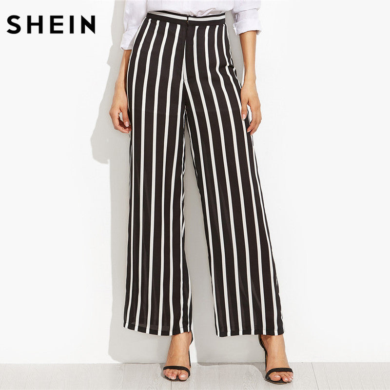 striped pants shein