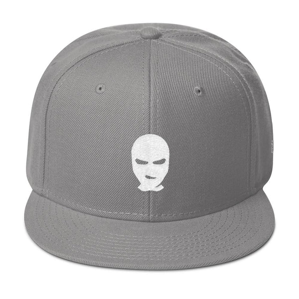 Mask Snapback Hat-StolenCompany, LLC-Gray-StolenCompany, LLC