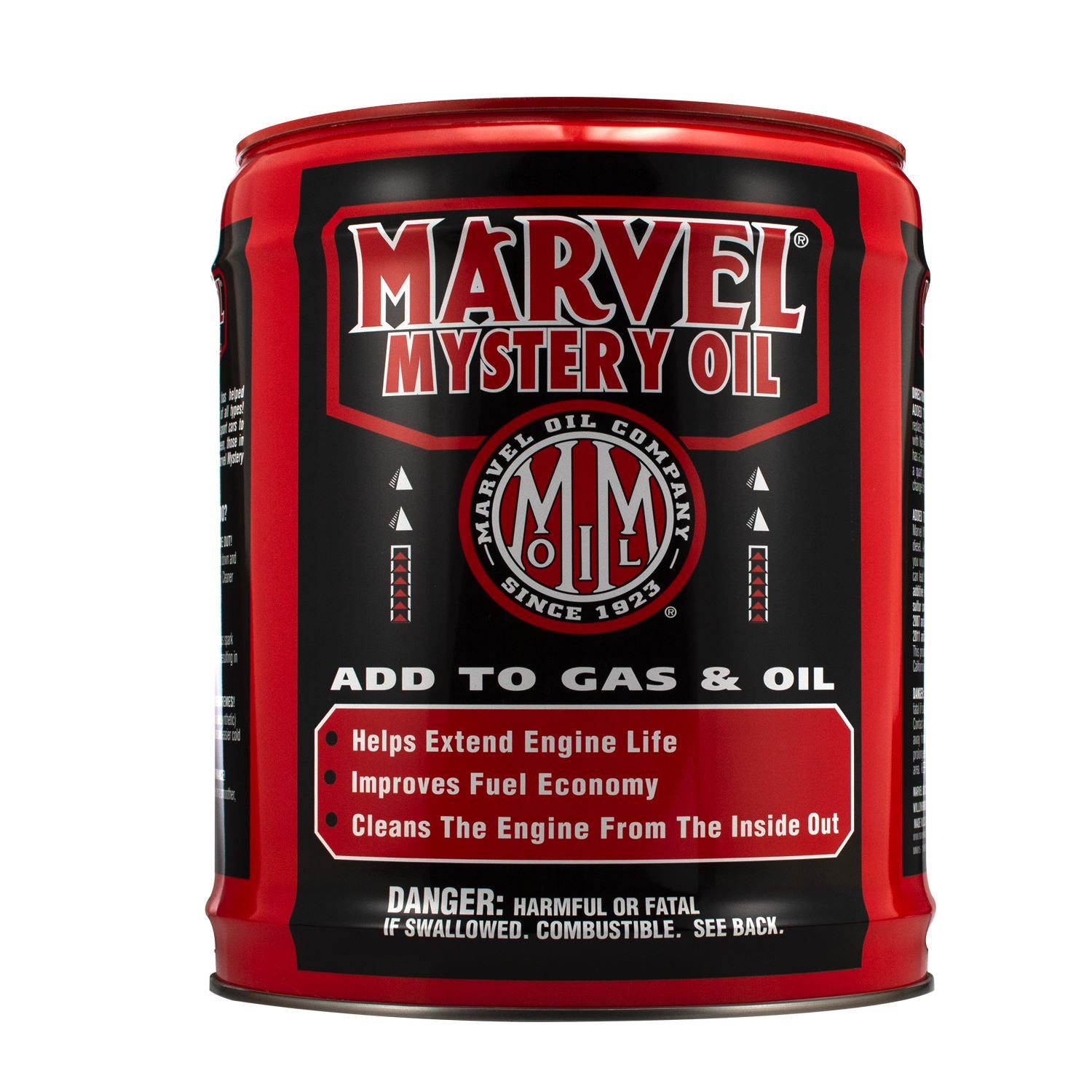 Metal 5 Gallon Storage Limited-Edition Collectable Drum - marvelmysteryoil product image