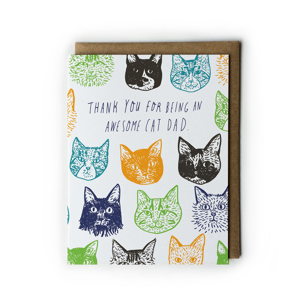 Cat Dad Father's Day Card – Honeyberry 
