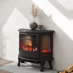 Living and Home - 30 Inch Electric Stove Heater Fire Log Burner Fireplace