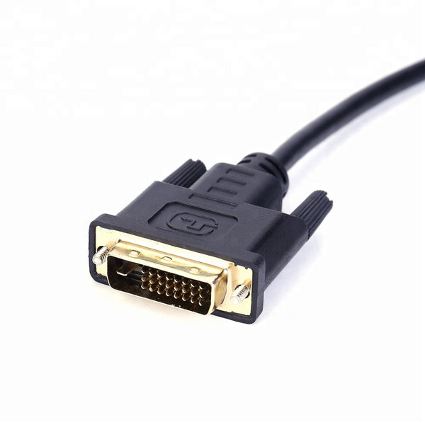 Gold Plated DVI 24+1 Skart Male to HDMI Cable Lead - 1m / 1.8m / 3m / 5m 2