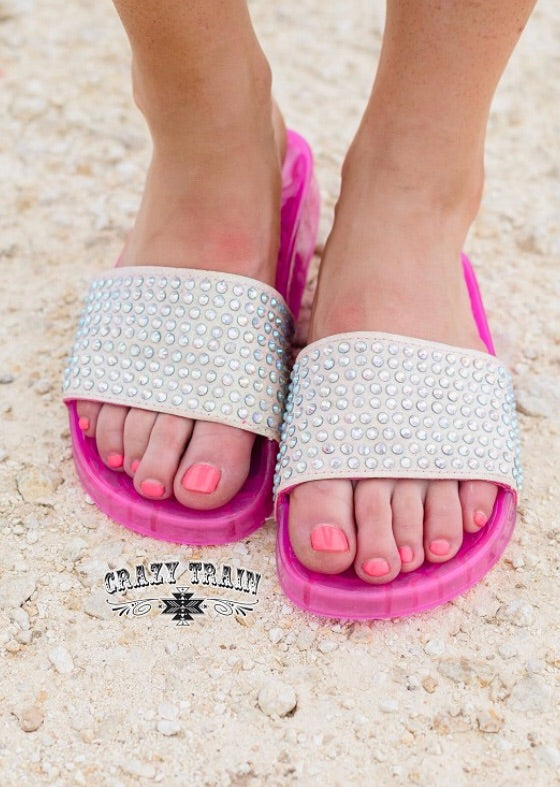 pink jelly slides