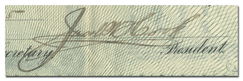 Jacob Hook's Signature