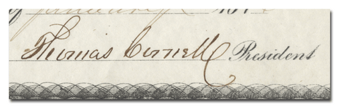 Thomas Cornell's Signature