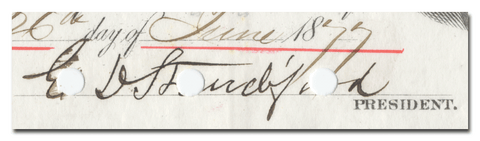 Elisha Standiford's Signature