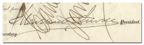 Marshall Jewell's Signature