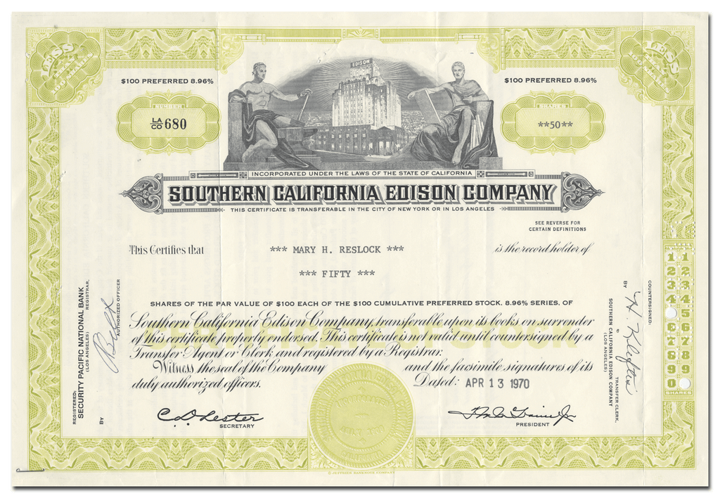 southern-california-edison-company-stock-certificate-ghosts-of-wall-street