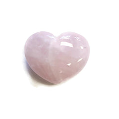 Rose Quartz Puffy Heart Crystal