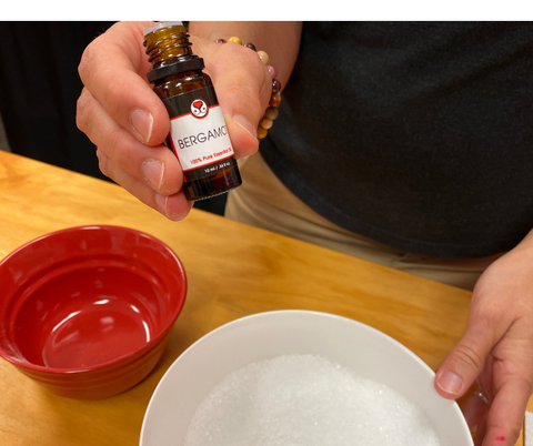 Add Essential Oils to your Bath Salt Recipe