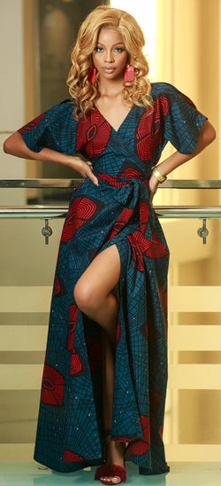 african wrap dresses