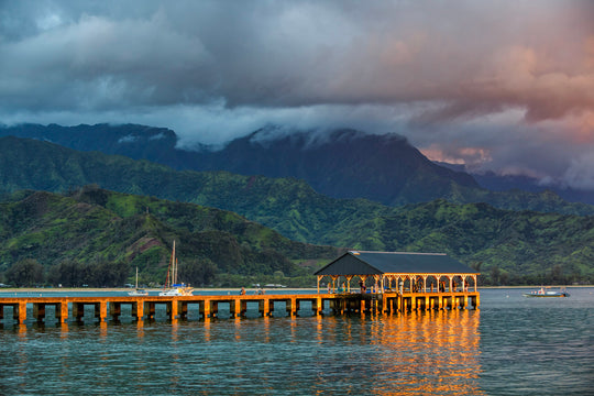 Hanalei Bay board walk