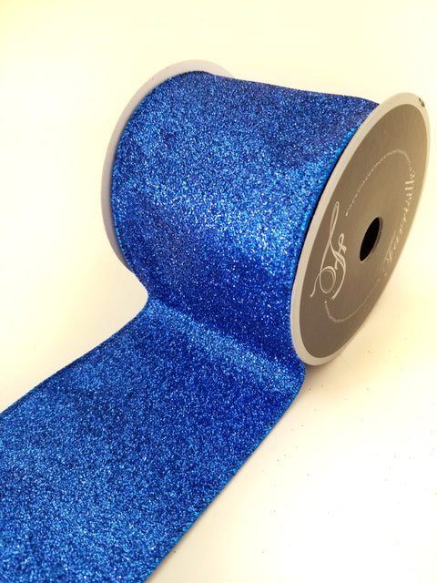 2.5 Blue & White Thin Stripe Ribbon