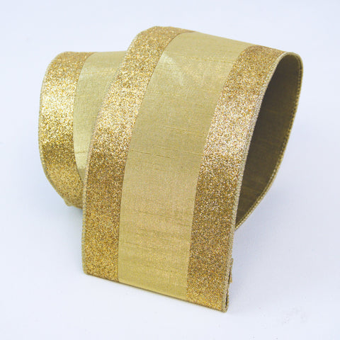 Thin Gold Metallic Ribbon 