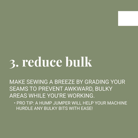 Reduce Bulk: Sewing With Wool