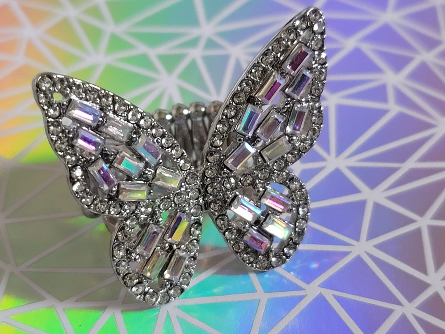 paparazzi butterfly ring brass