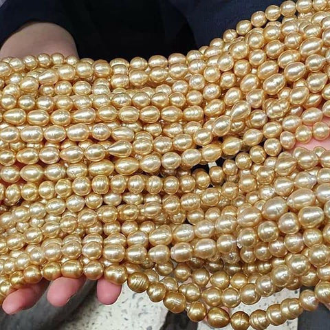 Golden South Sea Pearl Strands