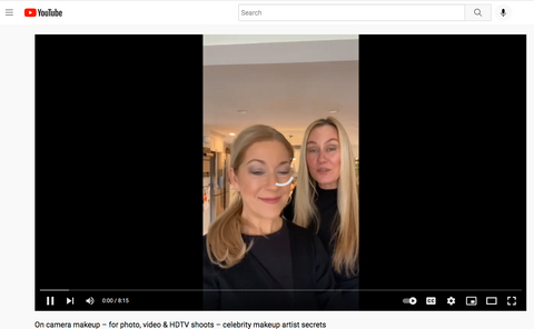 on camera makeup tutorial