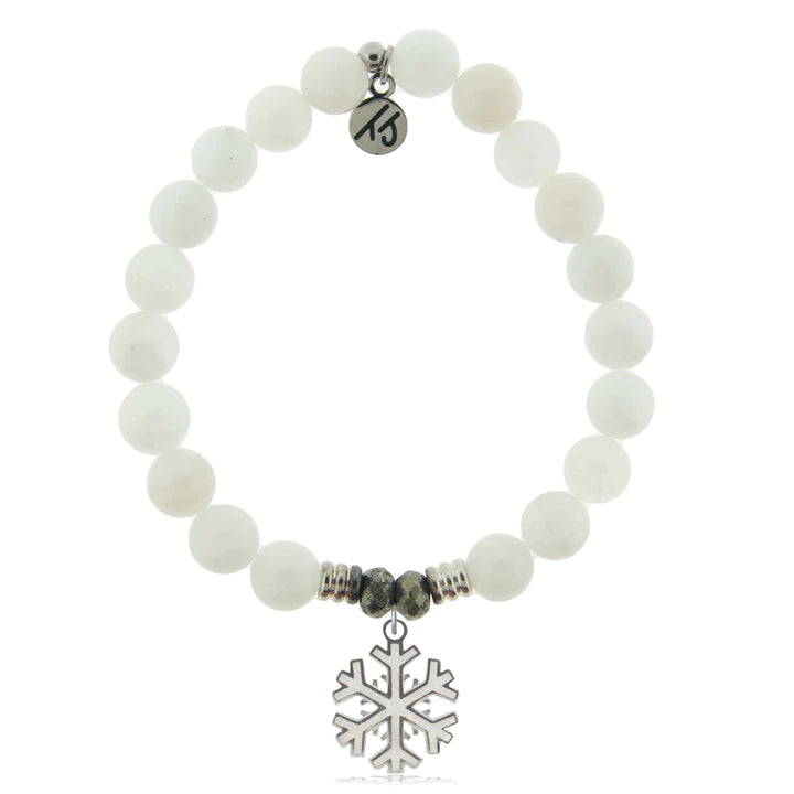 MARIE'S JEWELRY STORE "Snowflake" Opal Charm Bracelet   TJazelle Holiday Collection