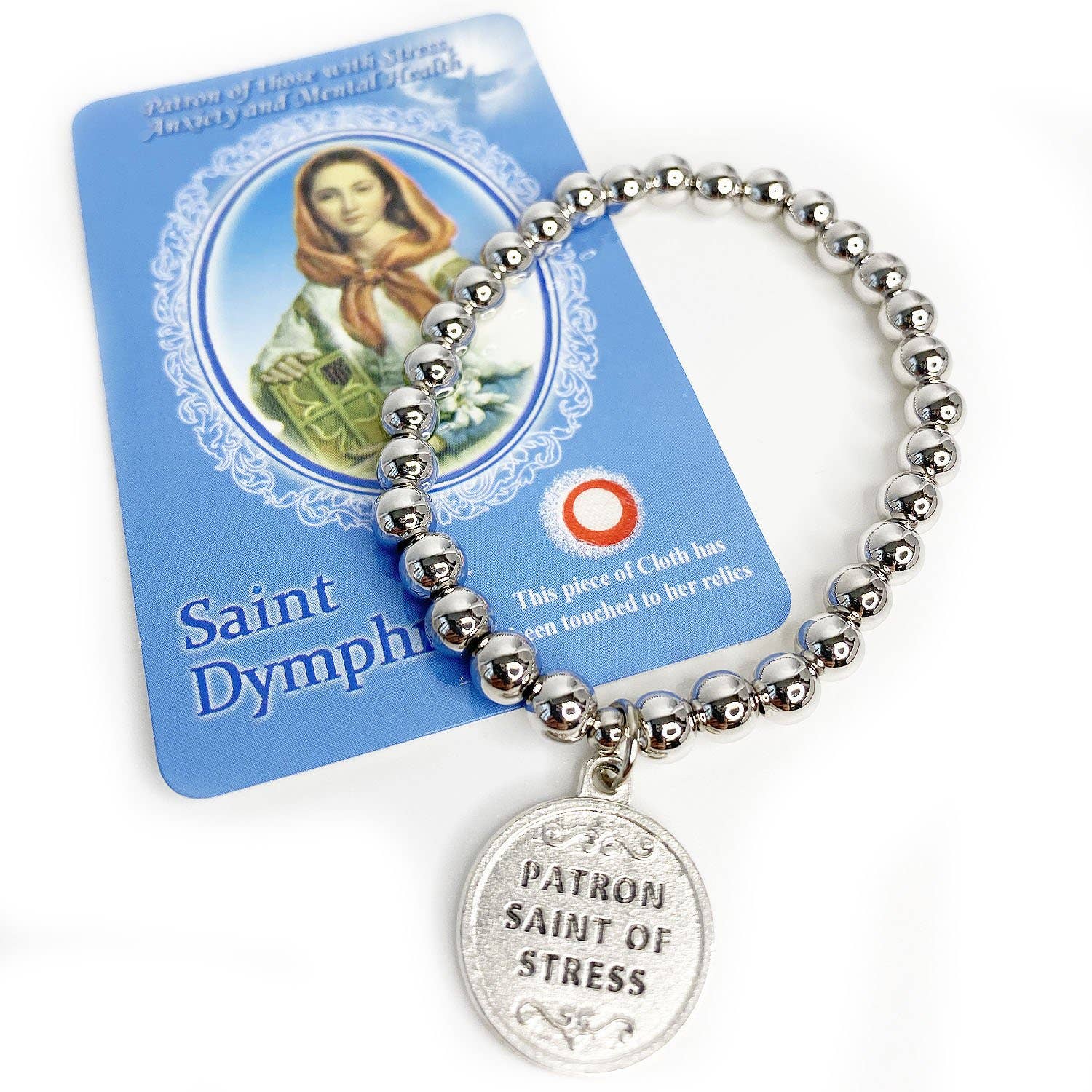Stress & Anxiety Saint Dymphna Healing Bracelet – Marie's Jewelry Store