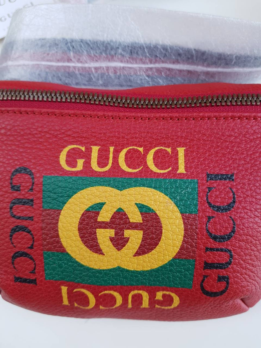 Authentic Gucci Belt Bag Red