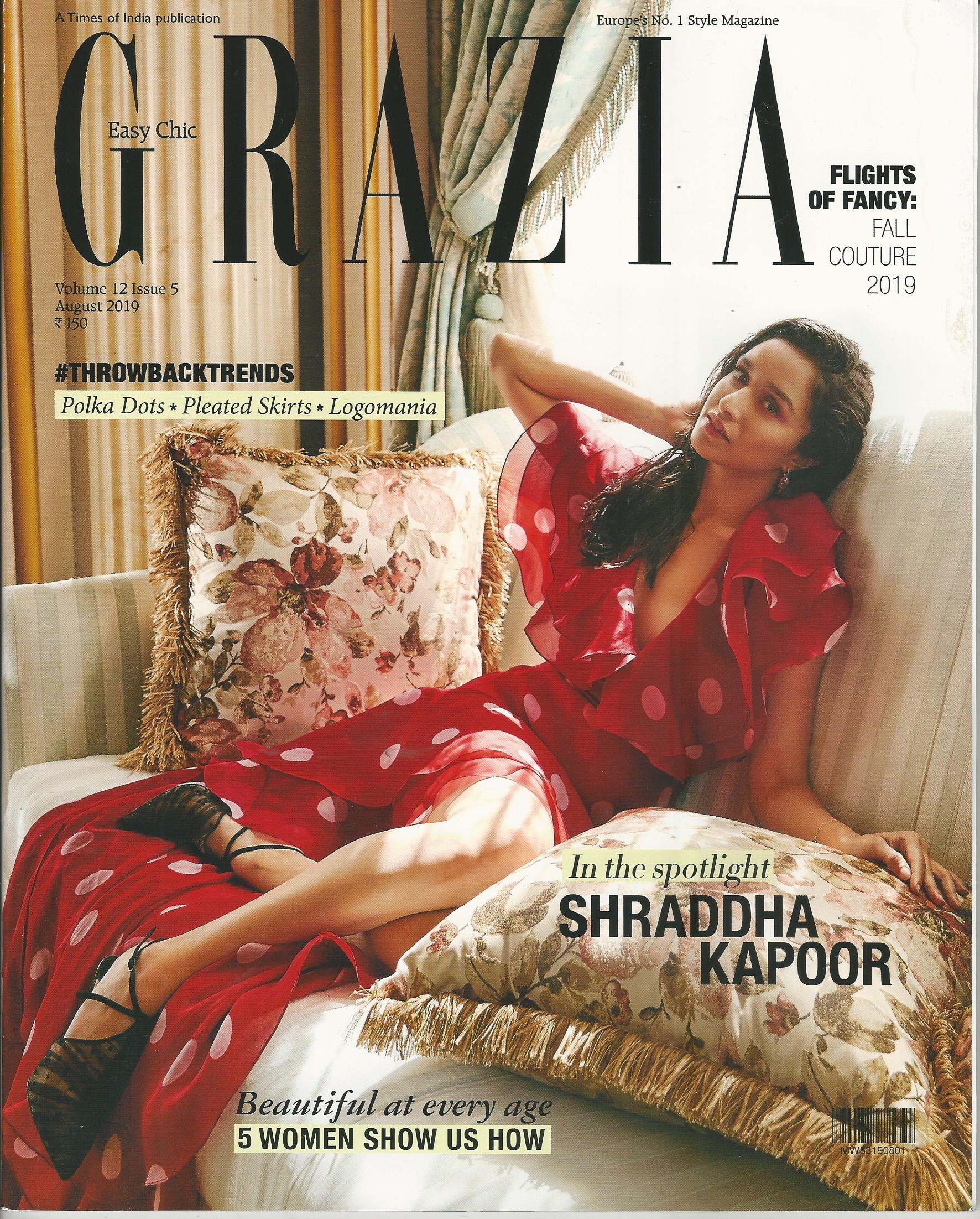 Grazia India, August 2019 Cover