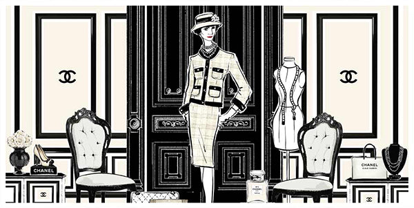 Mehan Hess Coco Chanel illustration