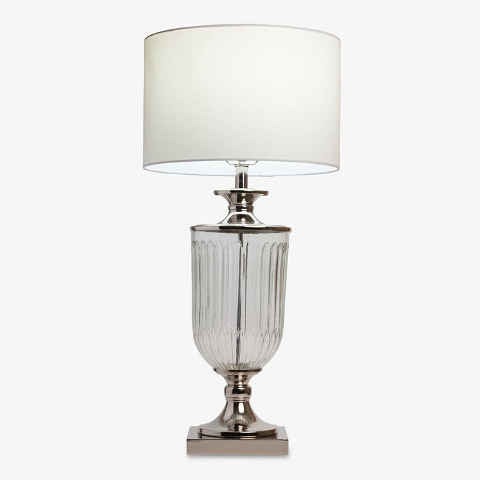 Lamps | Glass Table Lamp With Shade | Alfresco Emporium