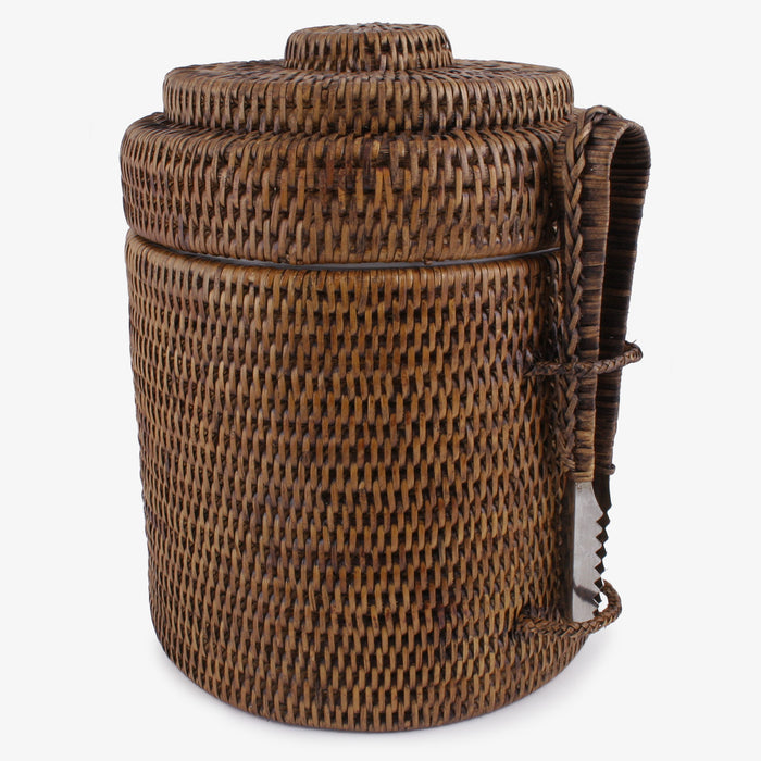 rattan ice bucket table set