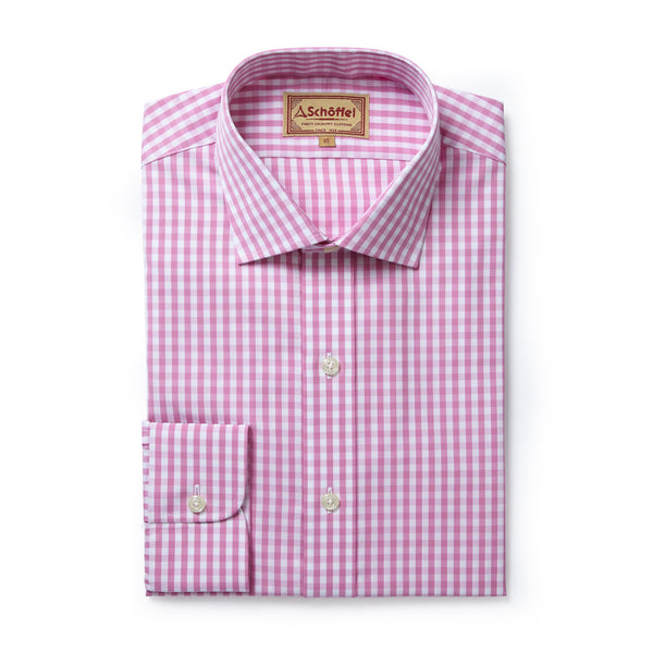 Harlington Shirt (Pink Gingham)