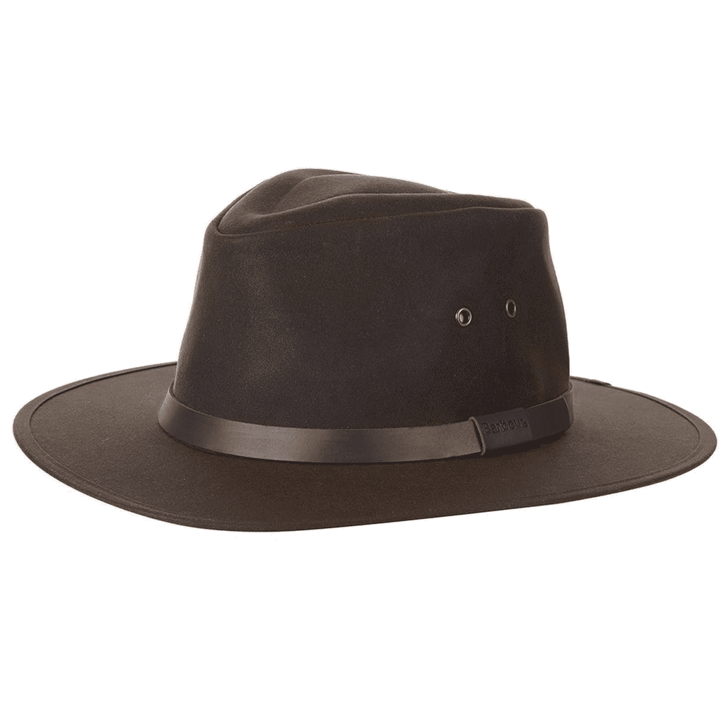 barbour wax bushman hat olive