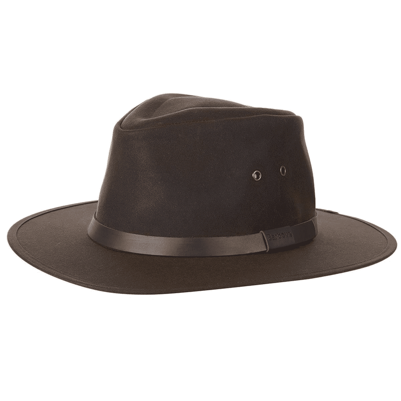 barbour wax bushman hat