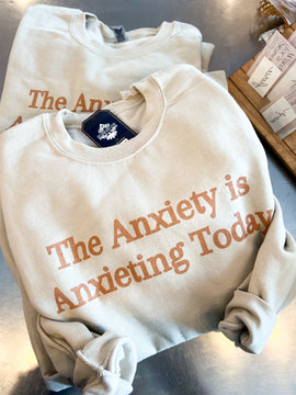 Anxiety Fleece Lined Pullover