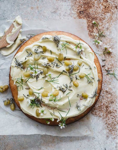 Desert Lime and Sea Rosemary Macadamia Cake | Warndu Australian Native Food