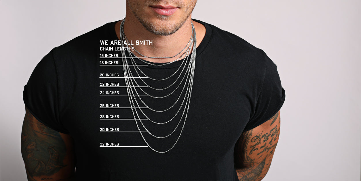 Necklace Lengths — WE ARE ALL SMITH 