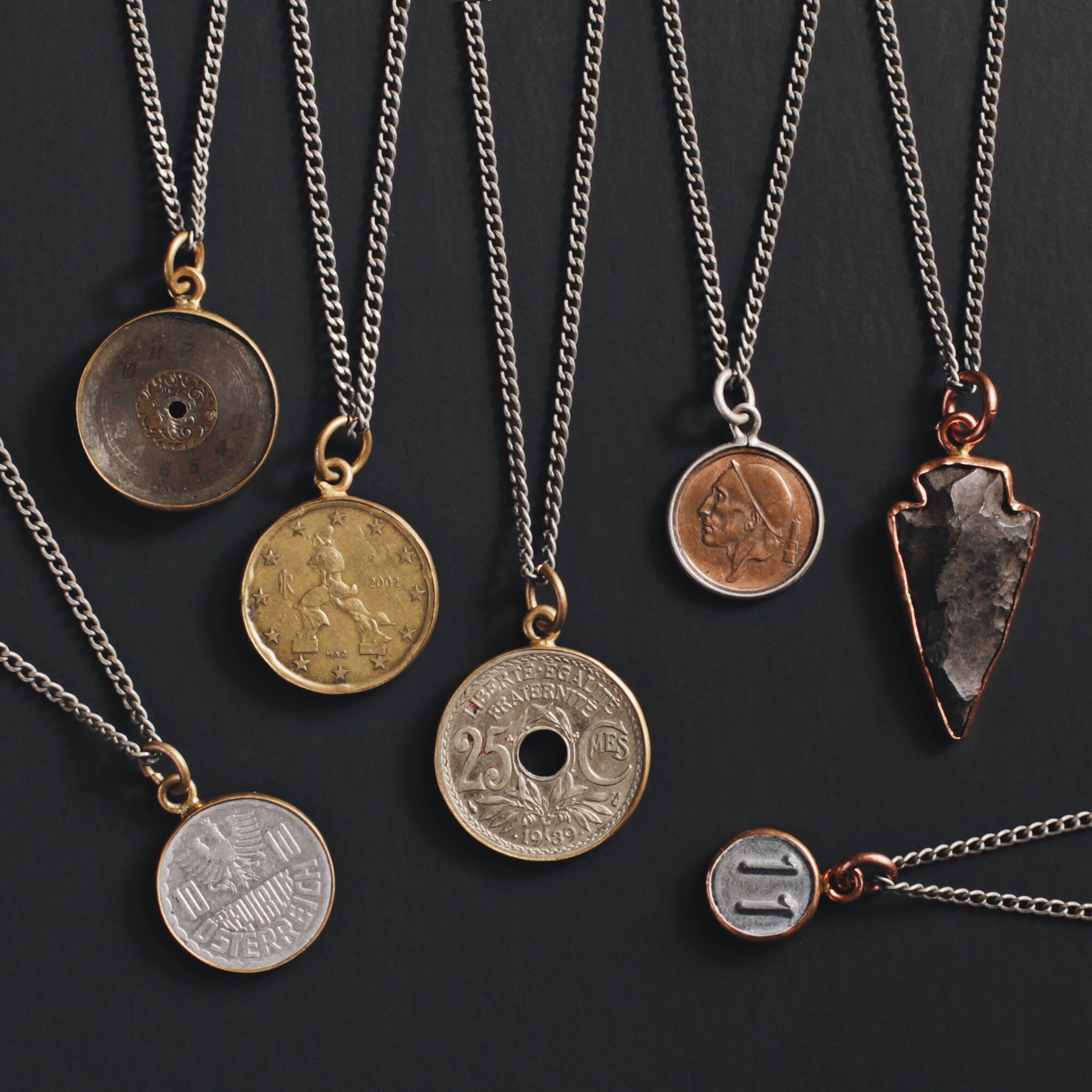 New Mens Jewelry Releases Vintage Coin Necklaces For Men — We Are All Smith Mens Jewelry